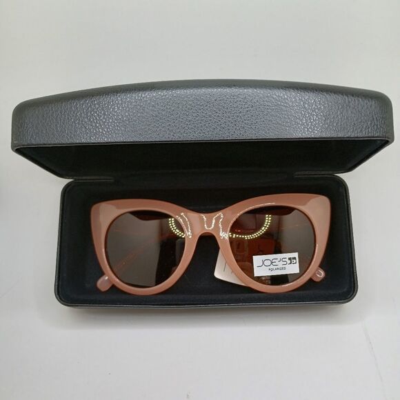 JOE'S jeans blush cat eye polarized sunglasses with case - Picture 4 of 13